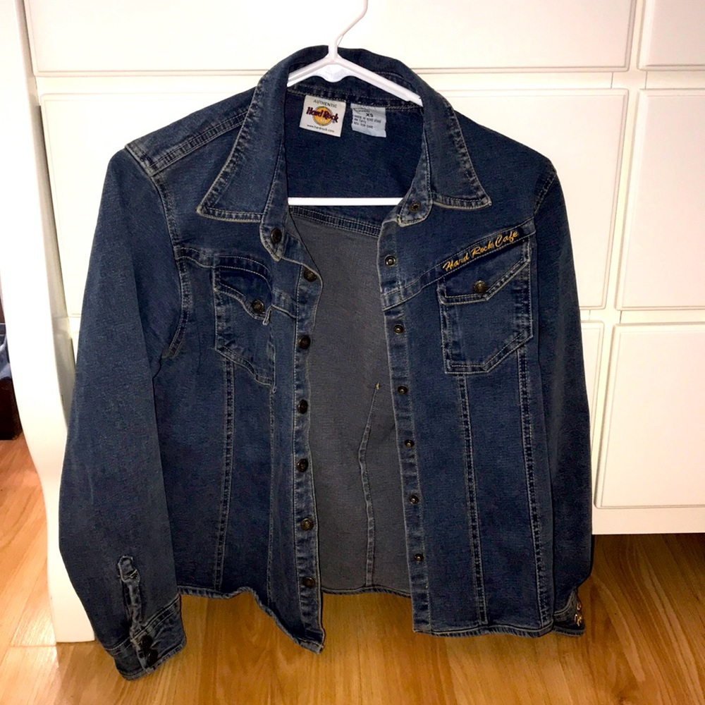 Hard Rock Cafe Blue Jean Jacket